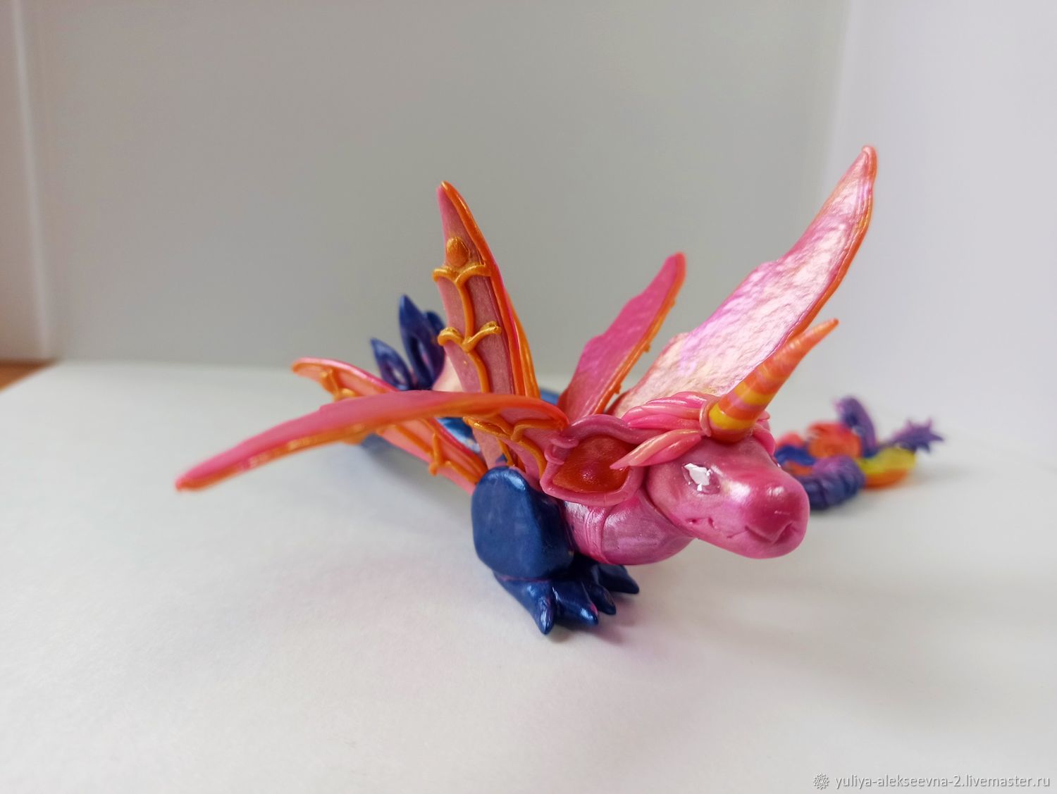 Дракон-единорог из полимерной глины в интернет-магазине на Ярмарке ...