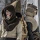 Хомут с капюшоном "Сталкер 2". Пончо. Дарья Евтушенко (DaraFolk). Ярмарка Мастеров.  Фото №6