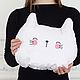 Decorative pillow Mr. Cat Superpuff, Pillow, Moscow,  Фото №1
