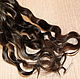 Hair for dolls (dark brown hair, washed, combed, hand-dyed) Curls Curls for Curls for dolls, dolls to buy Hair for dolls, buy Handmade Fair Masters Puppenhaar
