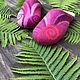 Order Felted women's slippers 'Flamingo' 40p. in stock. Юлия Левшина. Авторский войлок COOLWOOL. Livemaster. . Slippers Фото №3