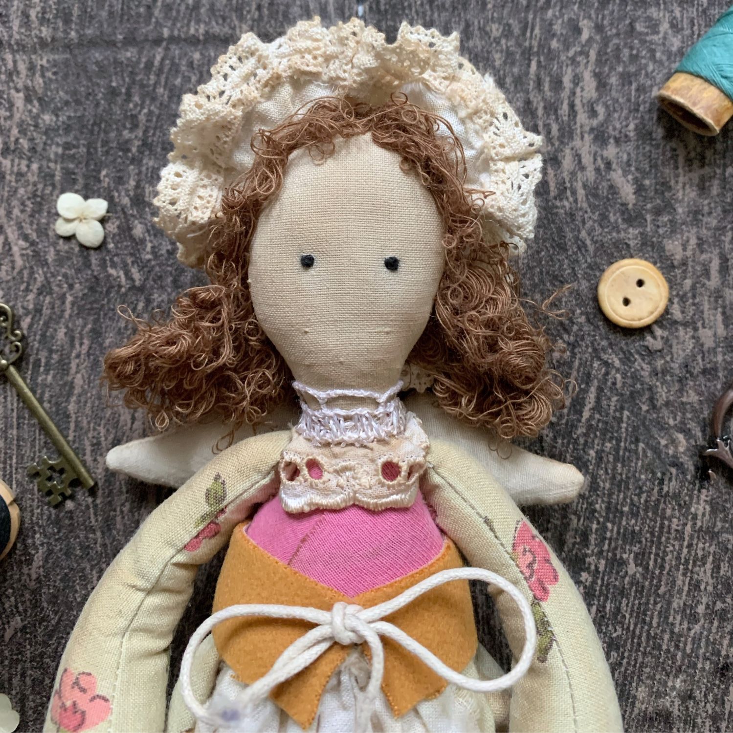 Текстильная кукла примитив своими руками