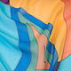 Order Silk bright scarf, chiffon, batik. ArtBeklov. Livemaster. . Wraps Фото №3