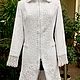 Designer coat, women's coat, white coat. Coats. elmdesign (ELMDESIGN). Online shopping on My Livemaster.  Фото №2