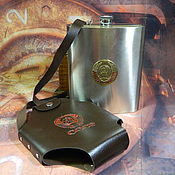Сувениры и подарки handmade. Livemaster - original item Hiking flask, gift for 1,5 l whiskey 