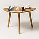 Order Coffee table Scandi from solid oak. oak-pinsk. Livemaster. . Tables Фото №3