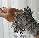Cuffs with double lace 'Piazza', Boho. Mitts. By Margo. Online shopping on My Livemaster.  Фото №2