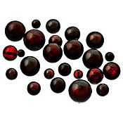 Материалы для творчества handmade. Livemaster - original item Ball-amber12mm-cherry red color-Drilled - Real. Handmade.