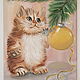 Cat Christmas. Pictures. Luxart (luxart). Online shopping on My Livemaster.  Фото №2