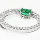 14K Oval Emerald Pendant, Eternity Emerald Necklace, May Birthstone Ne. Pendants. JR Colombian Emeralds (JRemeralds). My Livemaster. Фото №5