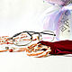Chains for glasses made of beads and beads Elegant beige. Chain for glasses. StylishThings4U. My Livemaster. Фото №4