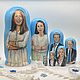 Order Nesting dolls with portraits of the 7 seats. RomanticArtGlass. Livemaster. . Caricature Фото №3