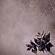 Базилик фиолетовый цветы из шелка веточка брошь шпилька, Цветы, Нижний Новгород,  Фото №1