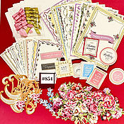 Материалы для творчества handmade. Livemaster - original item Basic Set-ANNA GRIFFIN Pretty Paintings Card Making Kit. Handmade.