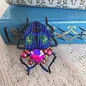 Украшения handmade. Livemaster - original item Brooch pin Beetle Firefly Gift to a girl. Handmade.