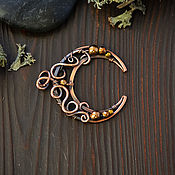 Украшения handmade. Livemaster - original item Copper pendant-Lunnitsa-Women`s pendant Amulet Moon Moon-Amulet. Handmade.