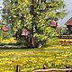  Деревня Летний пейзаж. Картины. Alla Art живопись маслом. Ярмарка Мастеров.  Фото №4