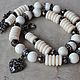 Order Choker with beads made of bone 'Ethno'. Olga Lado. Livemaster. . Chokers Фото №3