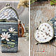 Japanese patchwork. eyeglass case: ' water lilies. Eyeglass case. Olga Abakumova. Lolenya (lolenya). My Livemaster. Фото №4