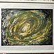 Картина масляной пастелью галактика абстракция «Соседи» 297х420 мм. Картины. Лариса Шемякина Чувство позитива (chuvstvo-pozitiva). Ярмарка Мастеров.  Фото №4