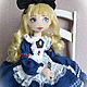 Alice in Wonderland. Textile doll, Portrait Doll, Novorossiysk,  Фото №1