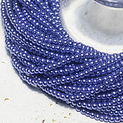 Материалы для творчества handmade. Livemaster - original item Beads 95 pcs Glass Pearls 3mm Lilac. Handmade.