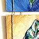 Картины листья "Природа в листьях" акрилом. Картины. I love art. Ярмарка Мастеров.  Фото №5