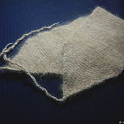 Аксессуары handmade. Livemaster - original item Knitted belt of dog wool Soft. Handmade.
