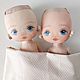 Blank textile doll with painting, Portrait Doll, Barnaul,  Фото №1