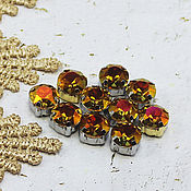 Sequins: curly 4 mm Barberry with a shiny coating cups 2 gr