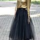 Skirt of satin corrugated, fashionable skirt, light skirt !. Skirts. elmdesign (ELMDESIGN). My Livemaster. Фото №5