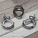 Order Base for the 'Ashlin' ring (20 mm), 925 silver. Russkaya filigran - furnitura. Livemaster. . Blanks for jewelry Фото №3