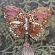 Embroidered butterfly brooch. Brooches. Tamara (ttozoni) (ttozoni). My Livemaster. Фото №6