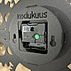 Часы 100см "Kaiku S" (сталь 2,5мм/2мм). Часы классические. koduKuus /часы и декор из металла/. Ярмарка Мастеров.  Фото №5