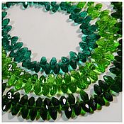 Материалы для творчества handmade. Livemaster - original item Crystal beads No. №2-not available 12h8 mm with a cut. piece. Handmade.