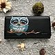 Wallet with the painting ' fashionable owl», Wallets, Moscow,  Фото №1