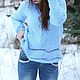 Свитер из ангоры. Свитеры. LadyKnitting (Natasha_knitrussia). Ярмарка Мастеров.  Фото №5