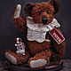 Order COPPER bear, 55 cm. Julia Valeeva Toys. Livemaster. . Teddy Bears Фото №3