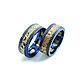Wedding rings 'Corrugated titanium' gold yellow. Wedding rings. Jewelry Laboratory Alter Ego. My Livemaster. Фото №5