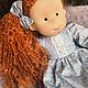 Вальдорфская кукла с рыжими волосами 36,5 см, Вальдорфские куклы и звери, Владимир,  Фото №1