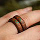 Copy of Copy of Wooden rings with turquoise. Rings. The Tree of Life. My Livemaster. Фото №5