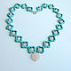 Necklace Turquoise with Rose Quartz, Necklace, St. Petersburg,  Фото №1