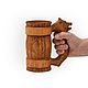 Taza de madera ' Oso'. Taza de cerveza 0.7 l. Mugs and cups. SiberianBirchBark (lukoshko70). Ярмарка Мастеров.  Фото №4
