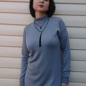 Одежда handmade. Livemaster - original item Dress knitted from Merino wool Italy. Handmade.