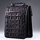 Bag tablet, men's crocodile leather IMA0550B111. Men\'s bag. CrocShop. Online shopping on My Livemaster.  Фото №2