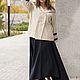 Wool skirt 4 wedge yoke dark blue. Skirts. NATALINI. Online shopping on My Livemaster.  Фото №2