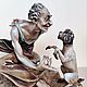 Statuette Trainer with a dog Capodimonte A. Borsato, Vintage statuettes, Ramenskoye,  Фото №1