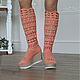 Order Summer boots  "Diana". KnittedBoots. Livemaster. . High Boots Фото №3