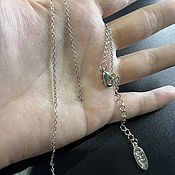 Материалы для творчества handmade. Livemaster - original item The base for the rolo necklace is 1mm, art. 2-68 rhodium plating. Handmade.