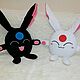 Mokona Modoki черная и белая, Мягкие игрушки, Москва,  Фото №1